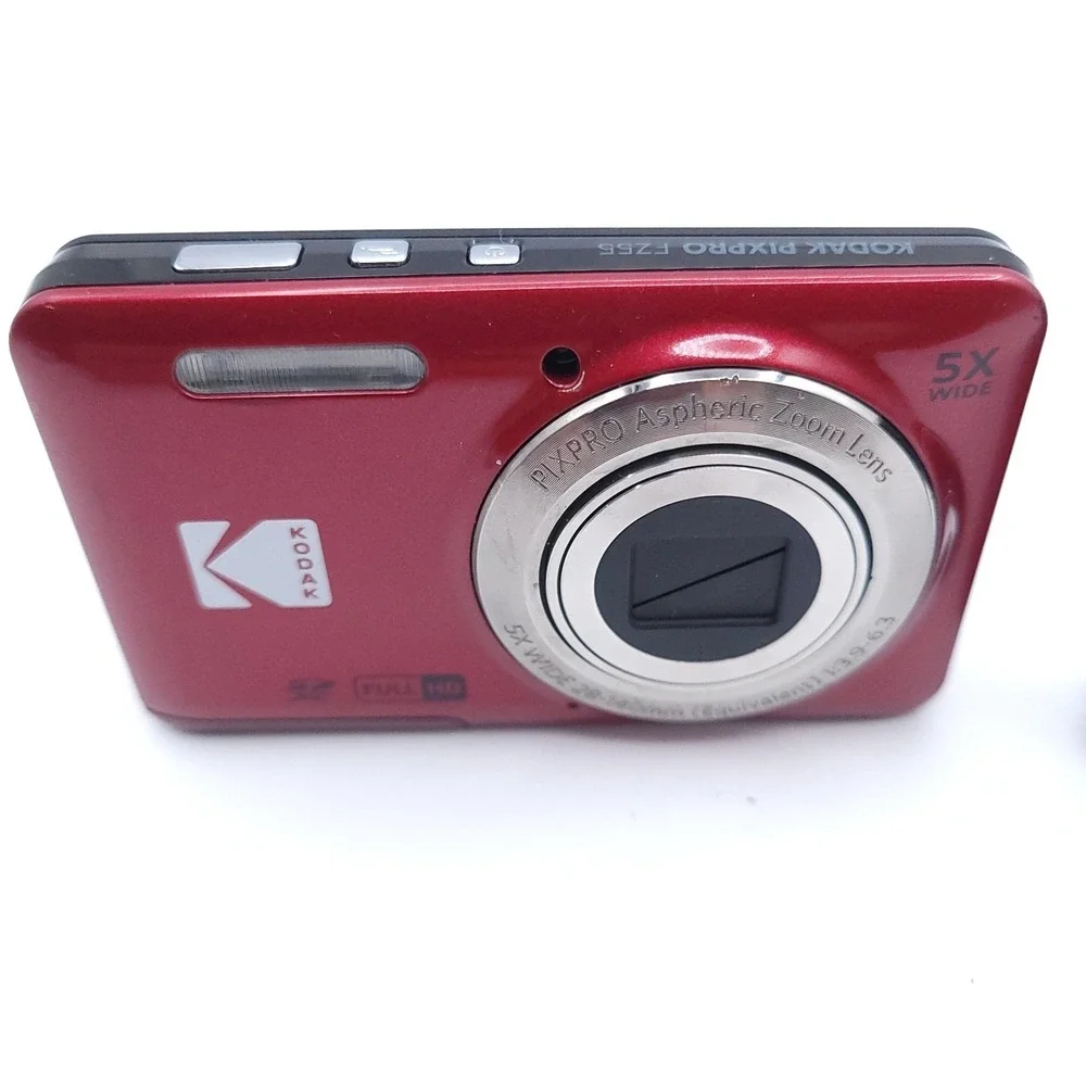 Lot of 2 Kodak PIXPRO FZ55 Digital Camera Red & Black READ DESCRIPTION FOR PARTS